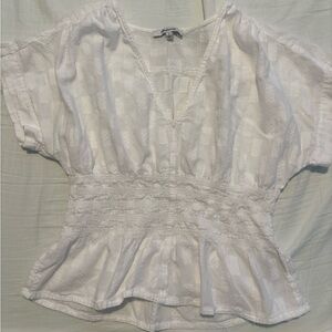 Madewell white blouse